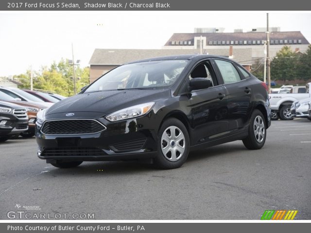 2017 Ford Focus S Sedan in Shadow Black