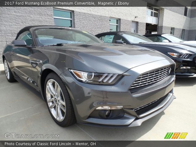 2017 Ford Mustang EcoBoost Premium Convertible in Magnetic
