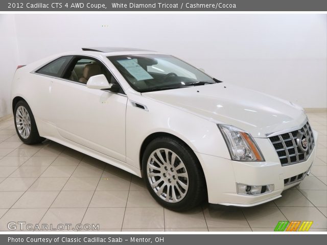 2012 Cadillac CTS 4 AWD Coupe in White Diamond Tricoat