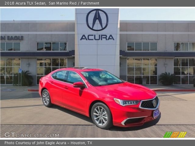 2018 Acura TLX Sedan in San Marino Red