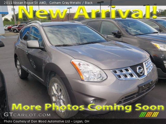 2011 Nissan Rogue SV AWD in Gotham Gray Metallic