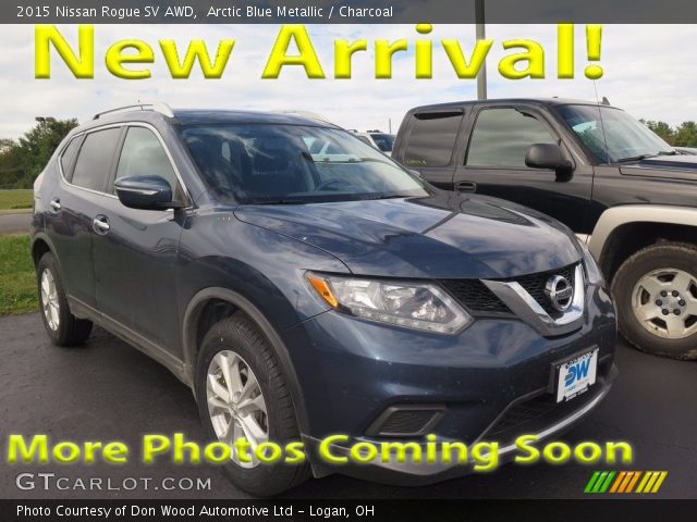 2015 Nissan Rogue SV AWD in Arctic Blue Metallic