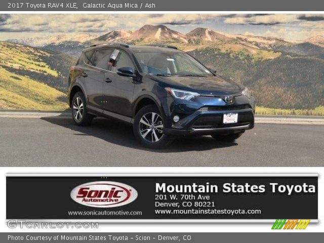 2017 Toyota RAV4 XLE in Galactic Aqua Mica