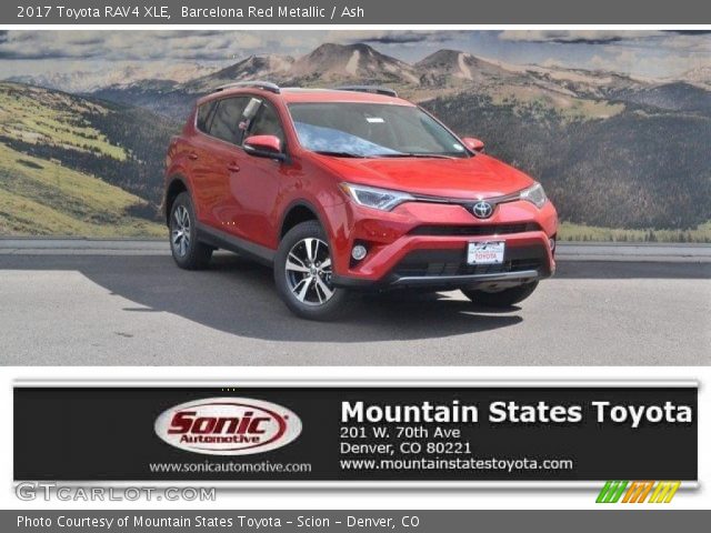 2017 Toyota RAV4 XLE in Barcelona Red Metallic
