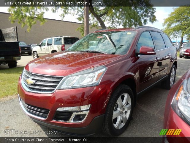 2017 Chevrolet Traverse LT in Siren Red Tintcoat