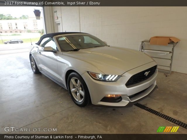 2017 Ford Mustang V6 Convertible in Ingot Silver