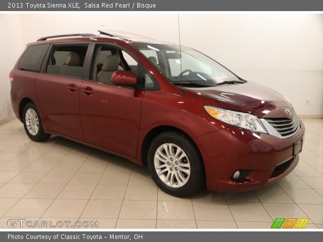 2013 Toyota Sienna XLE in Salsa Red Pearl