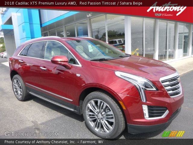 2018 Cadillac XT5 Premium Luxury AWD in Red Passion Tintcoat