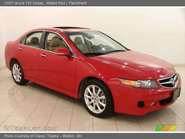 2007 Acura TSX Sedan in Milano Red
