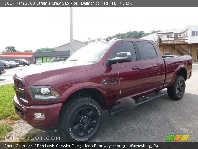 2017 Ram 3500 Laramie Crew Cab 4x4 in Delmonico Red Pearl