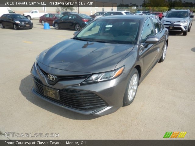 2018 Toyota Camry LE in Predawn Gray Mica