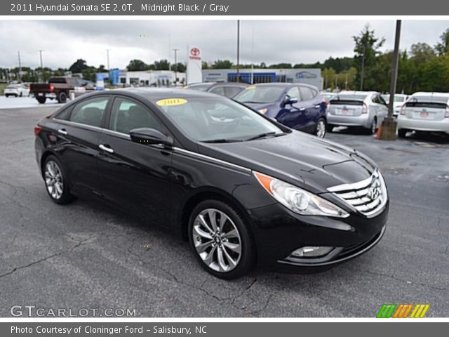 2011 Hyundai Sonata SE 2.0T in Midnight Black