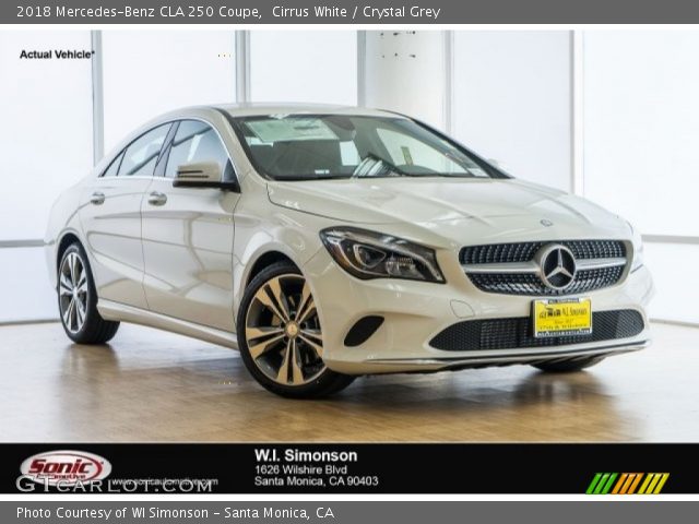 2018 Mercedes-Benz CLA 250 Coupe in Cirrus White