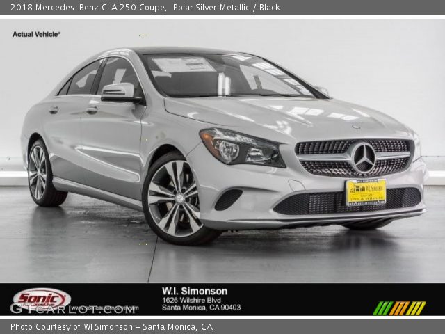 2018 Mercedes-Benz CLA 250 Coupe in Polar Silver Metallic