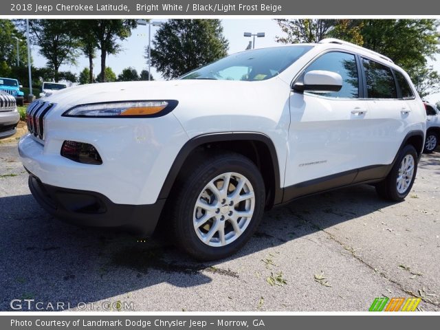 2018 Jeep Cherokee Latitude in Bright White