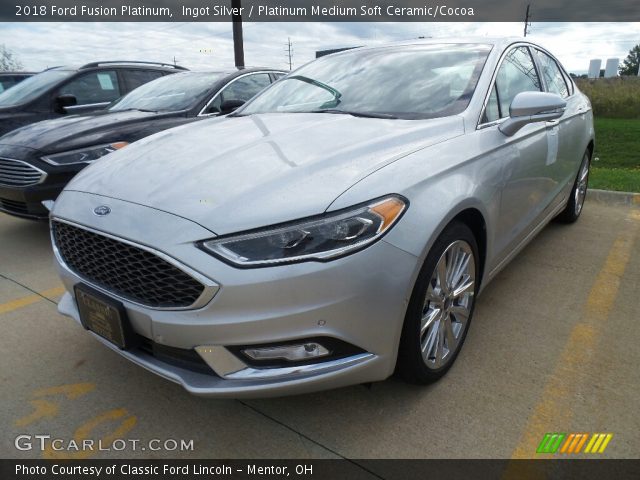 2018 Ford Fusion Platinum in Ingot Silver