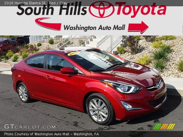 2016 Hyundai Elantra SE in Red