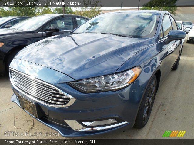 2018 Ford Fusion SE in Blue Metallic