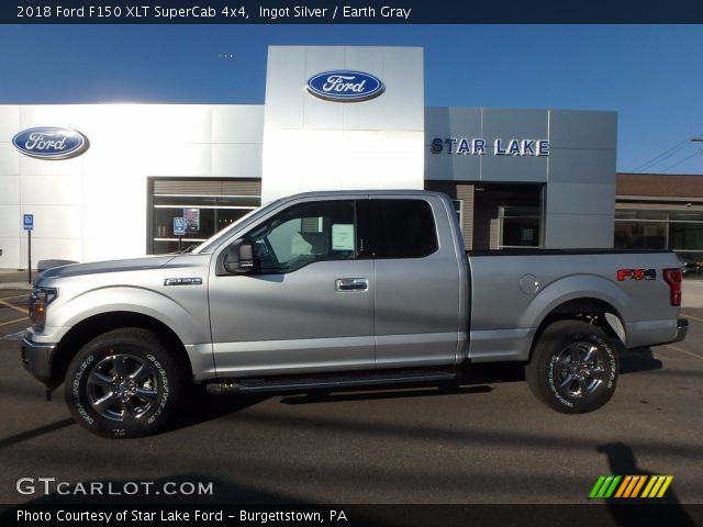 2018 Ford F150 XLT SuperCab 4x4 in Ingot Silver