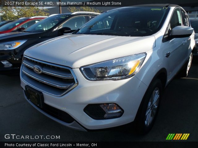 2017 Ford Escape SE 4WD in White Platinum