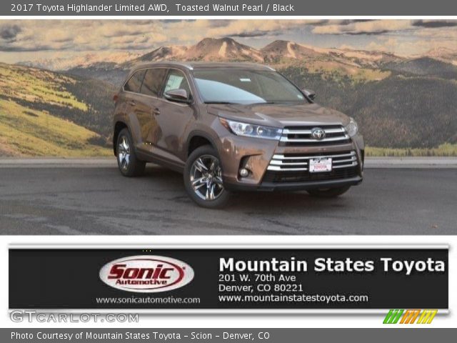 2017 Toyota Highlander Limited AWD in Toasted Walnut Pearl