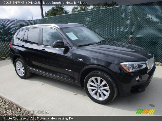 2015 BMW X3 xDrive28i in Black Sapphire Metallic