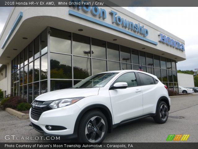 2018 Honda HR-V EX AWD in White Orchid Pearl