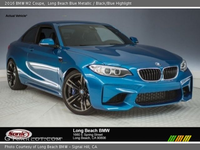 2016 BMW M2 Coupe in Long Beach Blue Metallic