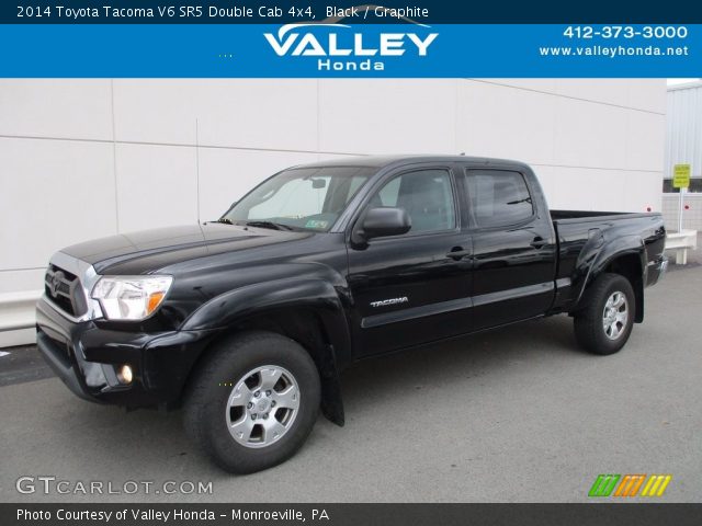 2014 Toyota Tacoma V6 SR5 Double Cab 4x4 in Black