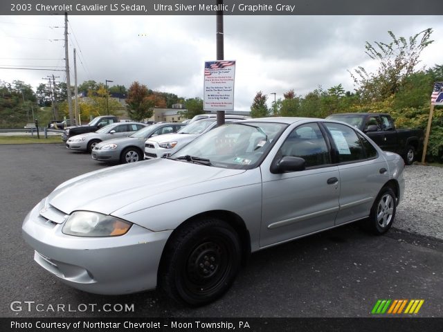 2003 Chevrolet Cavalier LS Sedan in Ultra Silver Metallic