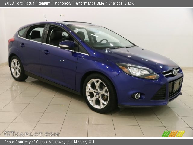 2013 Ford Focus Titanium Hatchback in Performance Blue