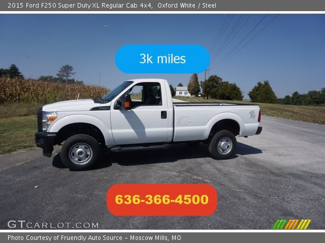 2015 Ford F250 Super Duty XL Regular Cab 4x4 in Oxford White