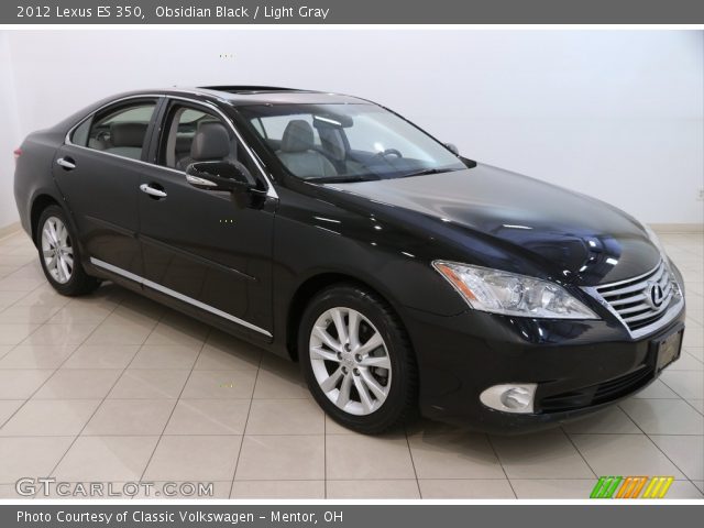 2012 Lexus ES 350 in Obsidian Black