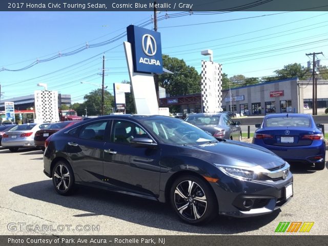 2017 Honda Civic Touring Sedan in Cosmic Blue Metallic