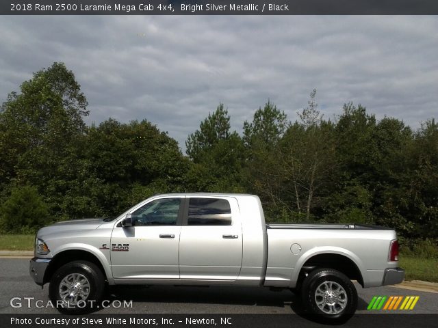 2018 Ram 2500 Laramie Mega Cab 4x4 in Bright Silver Metallic