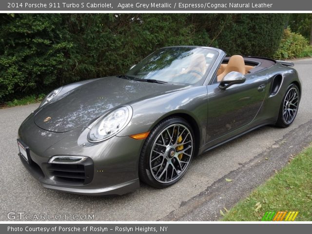 2014 Porsche 911 Turbo S Cabriolet in Agate Grey Metallic