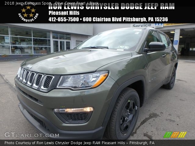2018 Jeep Compass Sport in Olive Green Pearl