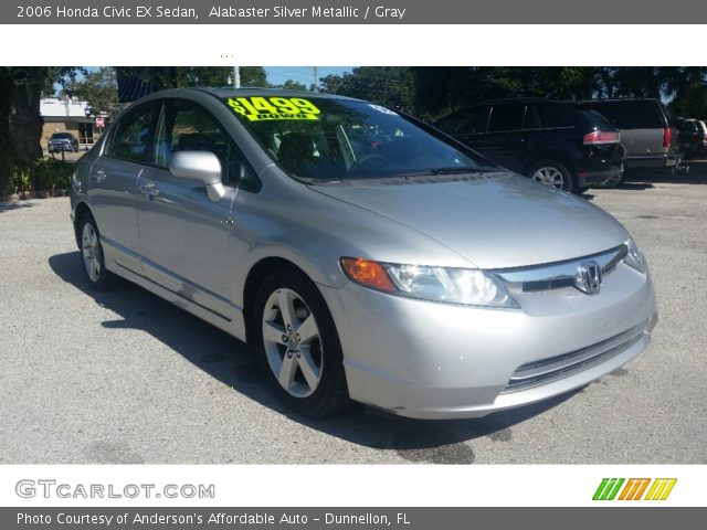 2006 Honda Civic EX Sedan in Alabaster Silver Metallic