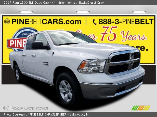 2017 Ram 1500 SLT Quad Cab 4x4 in Bright White