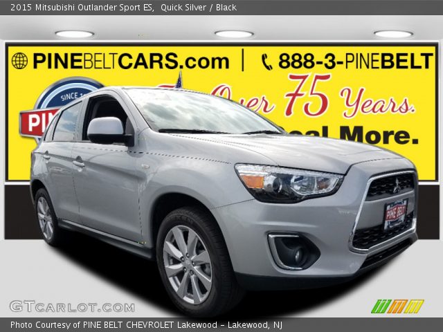 2015 Mitsubishi Outlander Sport ES in Quick Silver