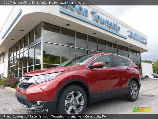 2017 Honda CR-V EX-L AWD in Molten Lava Pearl