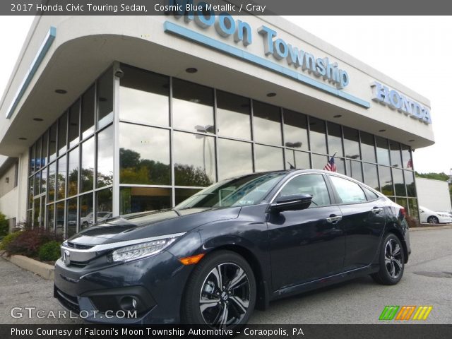 2017 Honda Civic Touring Sedan in Cosmic Blue Metallic