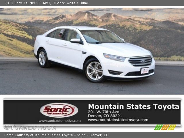 2013 Ford Taurus SEL AWD in Oxford White