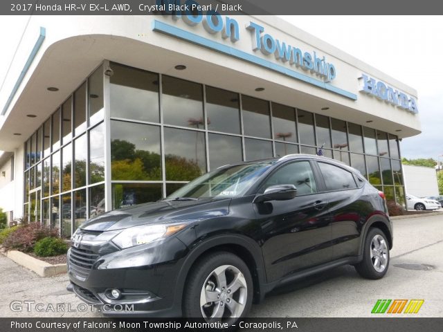 2017 Honda HR-V EX-L AWD in Crystal Black Pearl