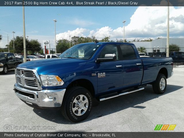 2017 Ram 2500 Big Horn Crew Cab 4x4 in Blue Streak Pearl