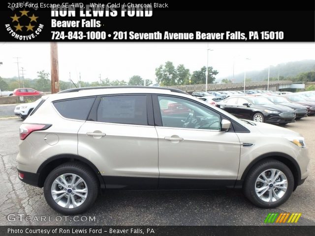 2018 Ford Escape SE 4WD in White Gold