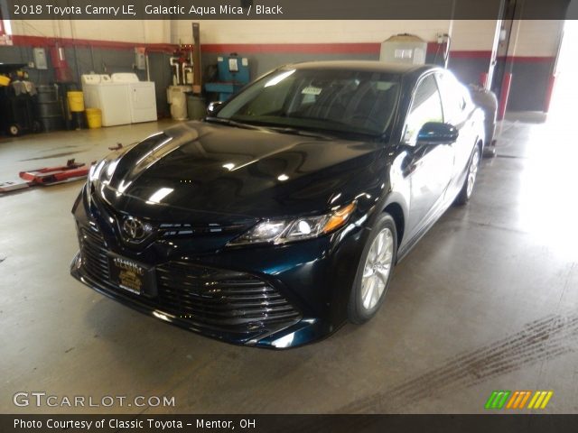 2018 Toyota Camry LE in Galactic Aqua Mica
