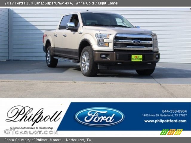 2017 Ford F150 Lariat SuperCrew 4X4 in White Gold