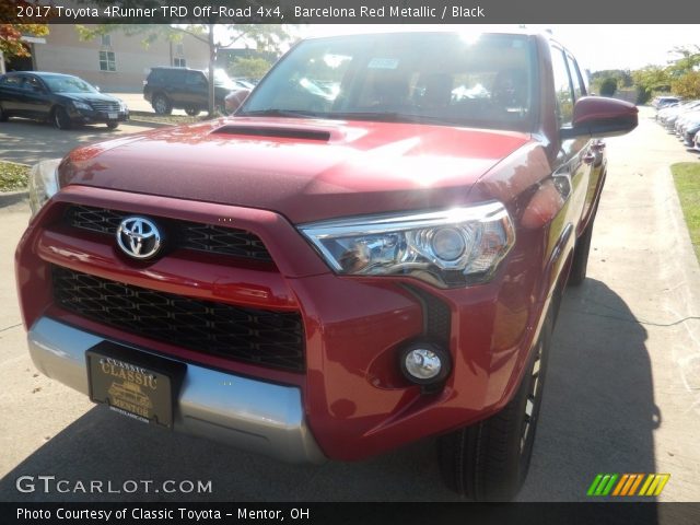 2017 Toyota 4Runner TRD Off-Road 4x4 in Barcelona Red Metallic