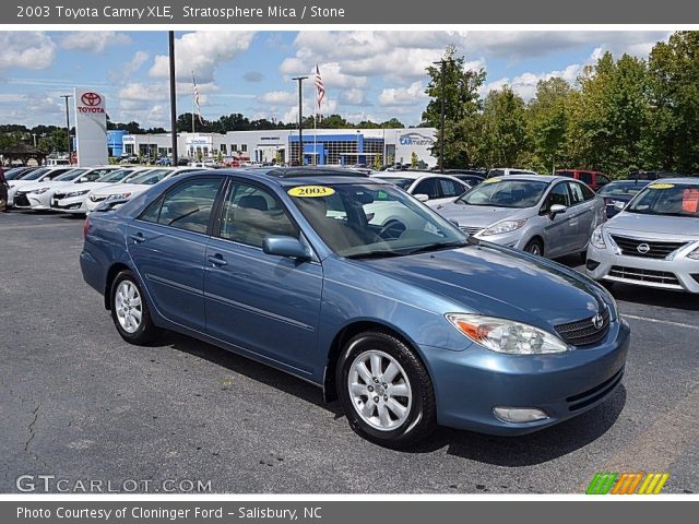 2003 Toyota Camry XLE in Stratosphere Mica